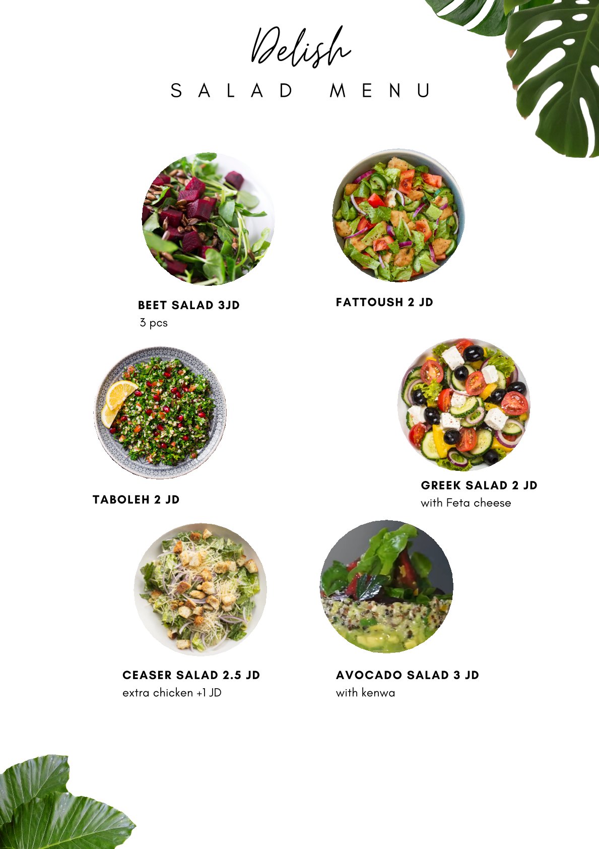 Menu Delish Cake & Bake